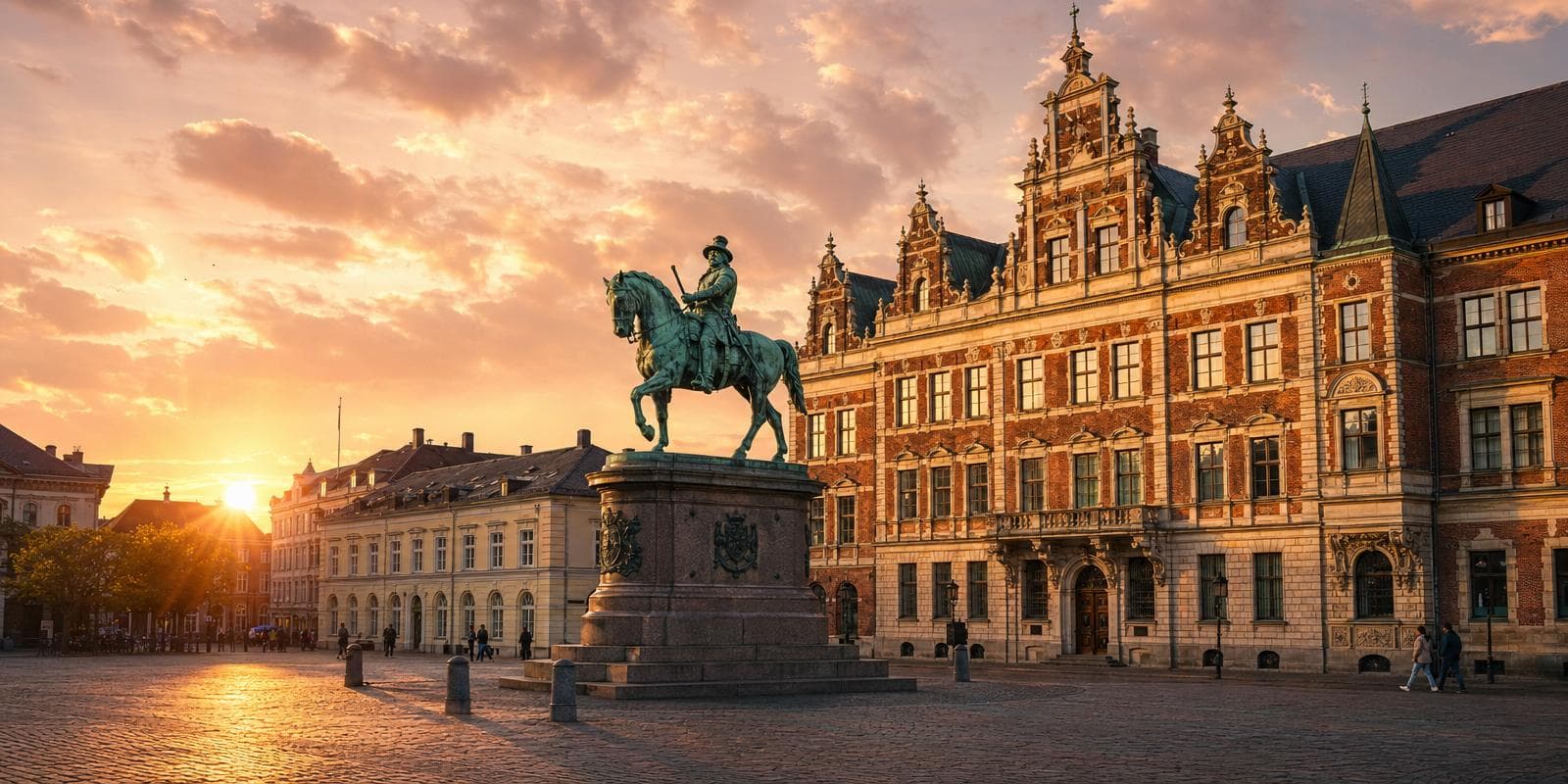 Centrum, Malmö — Stortorget med Rådhuset och Karl X Gustavs ryttarstaty i centrala Malmö. Hitta privatägda veterinärer och djurkliniker i Centrum.