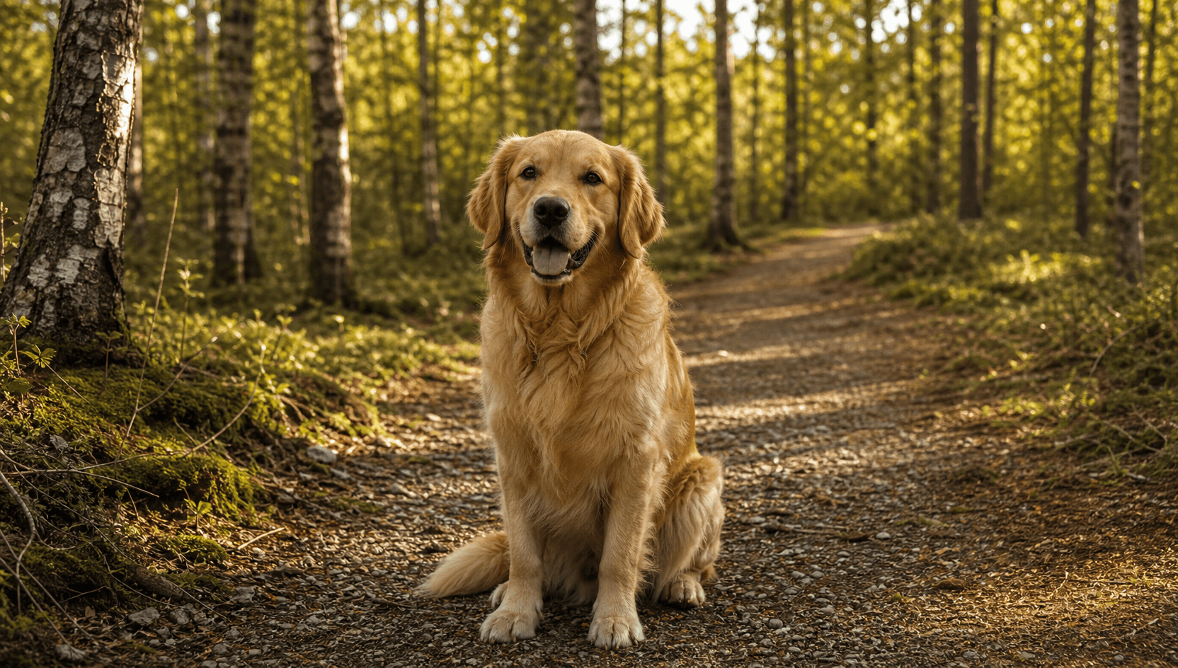 Frisk hund rör sig igen efter avslutad sårvård.